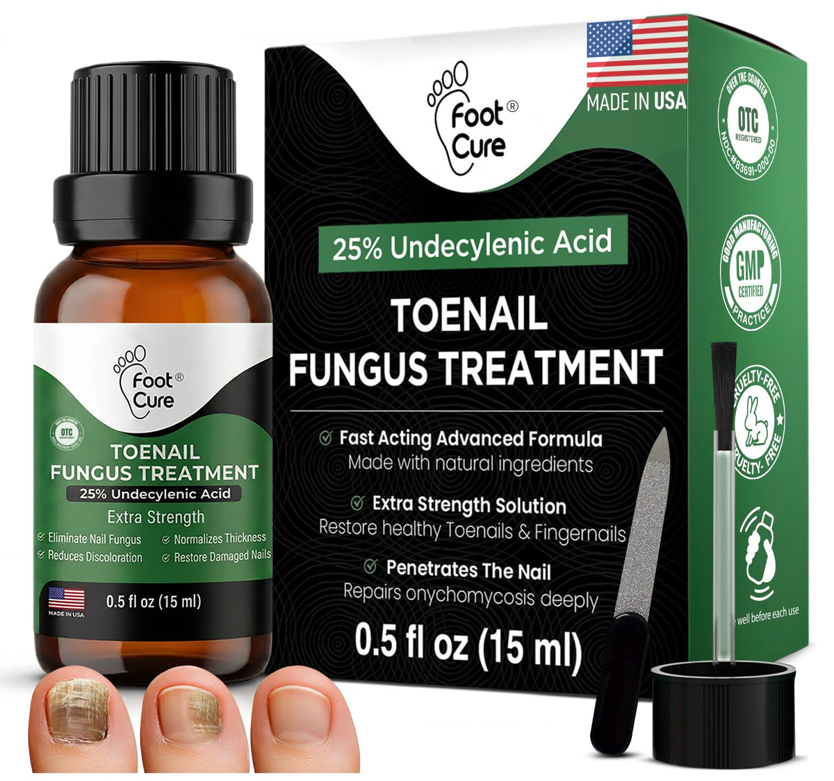 Toenail Fungus Treatment Extra Strength for Ingrown and Discolored Nails