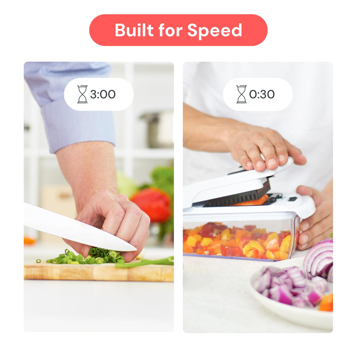 Fullstar Pro Original Vegetable Chopper & Spiralizer, All-in-1 Kitchen Tool