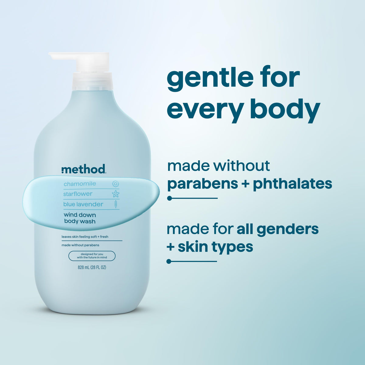 method Body Wash, Wind Down, 28 fl oz