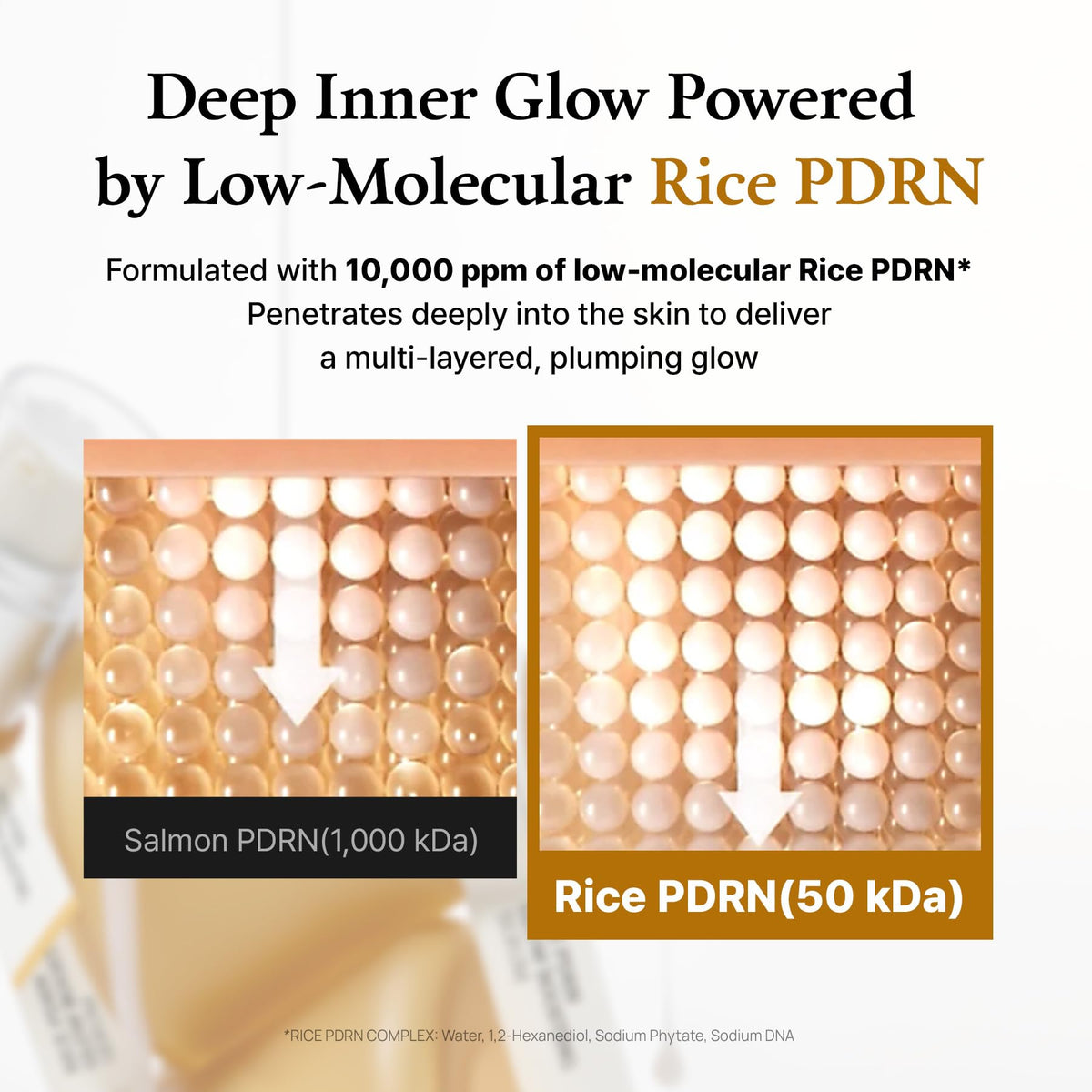 Rice PDRN Radiance Boosting Serum with PDRN and Rice Bran Water 1.69 fl oz