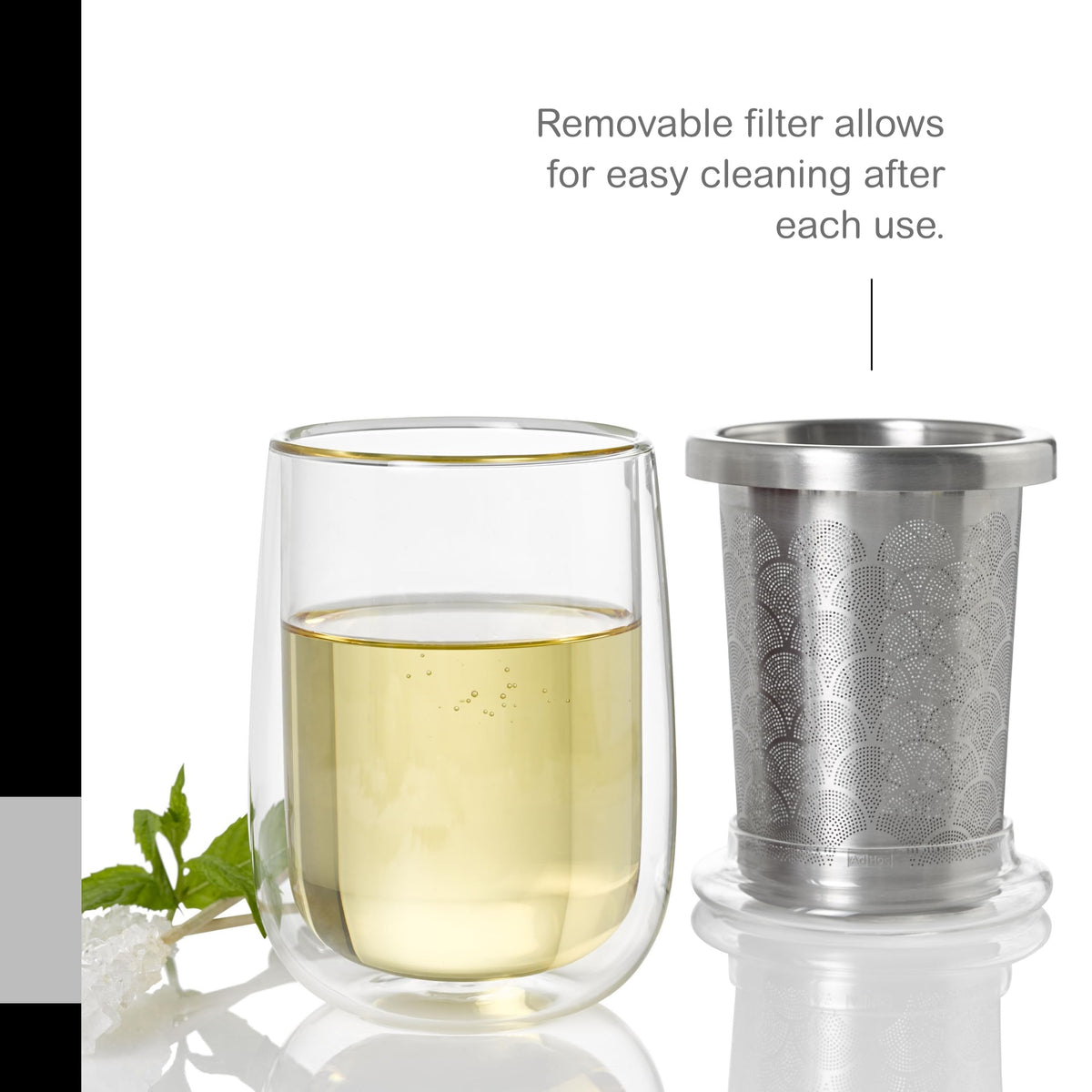 AdHoc Tea Glass with Infuser