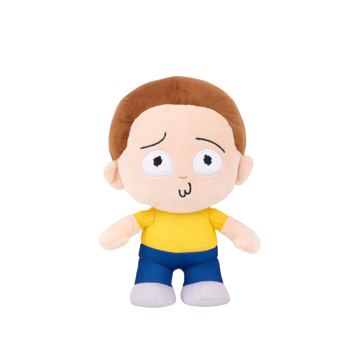 Jazwares Warner Bros. Discovery 8-Inch Morty Plush from Rick and Morty - Super-Soft and Huggable Plush Toy - Official Licensed - for All Ages
