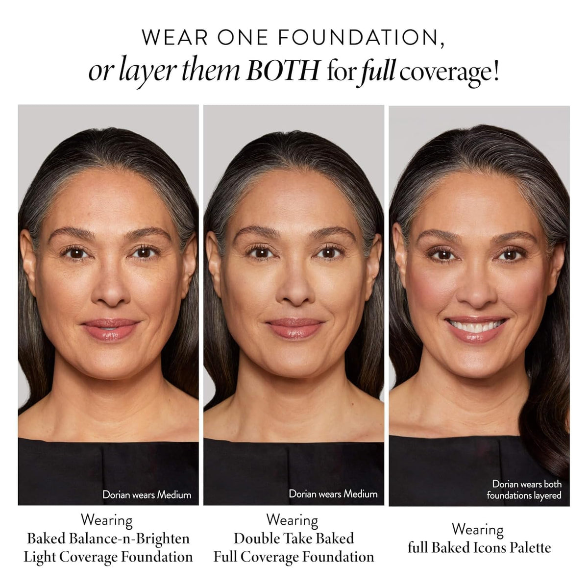 LAURA GELLER Baked Icons Full Face Palette With Foundation- Light