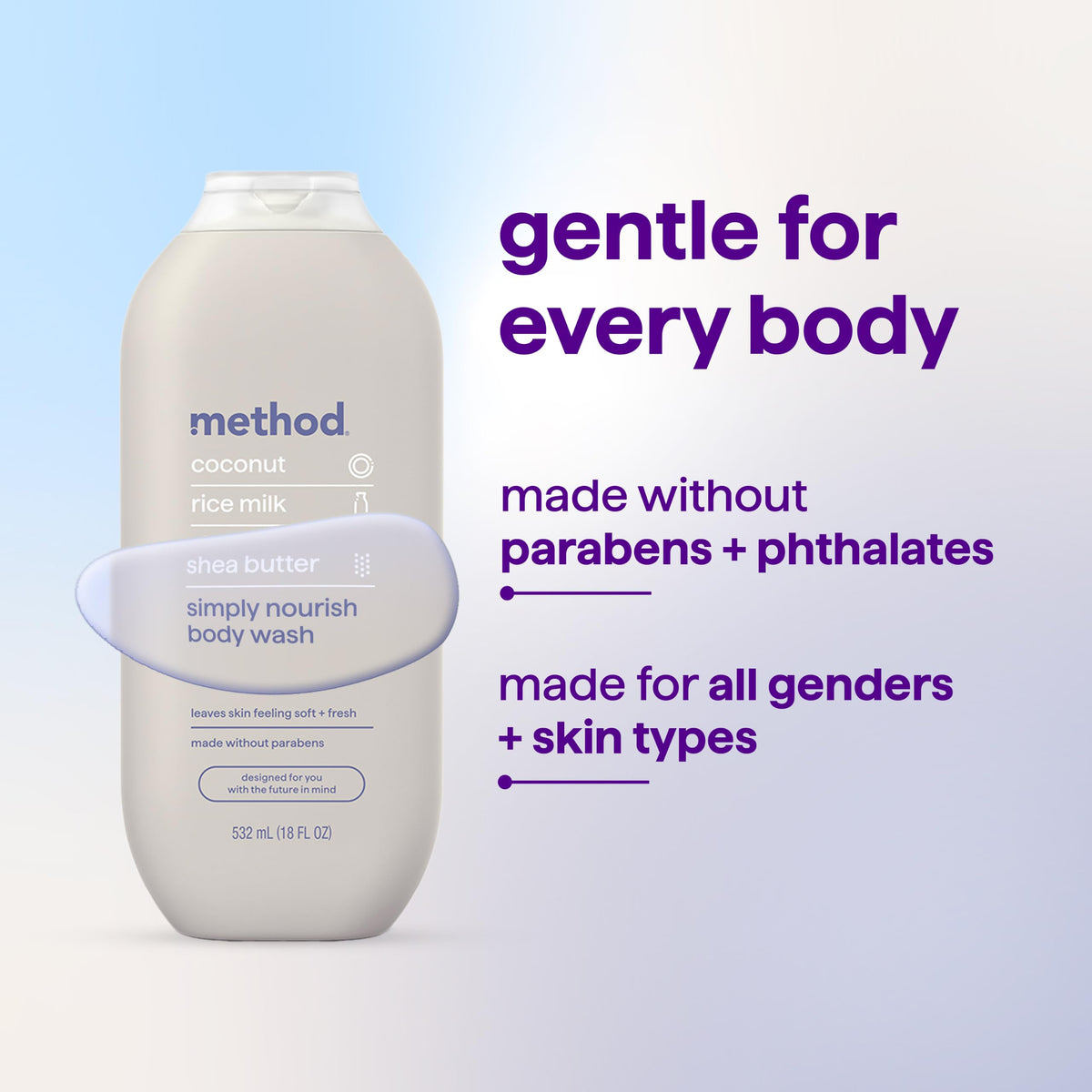 method Body Wash, Simply Nourish, 18 fl oz