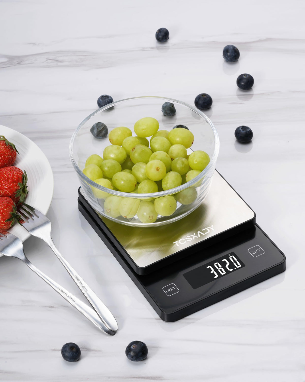 Tcsxady Food Scale 0.1g Precise Graduation,11lb Digital Kitchen Scale