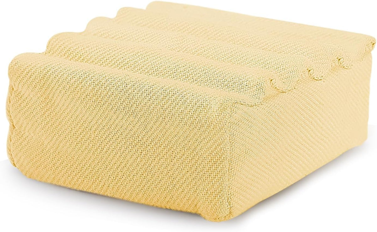 Grill Brush Bristle Free(Fire-Resistant Fabric),Replaceable BBQ Cleaning Head,Safe Replacement Cleaning Pad for Cast Iron or Stainless-Steel Grates (No Handle)