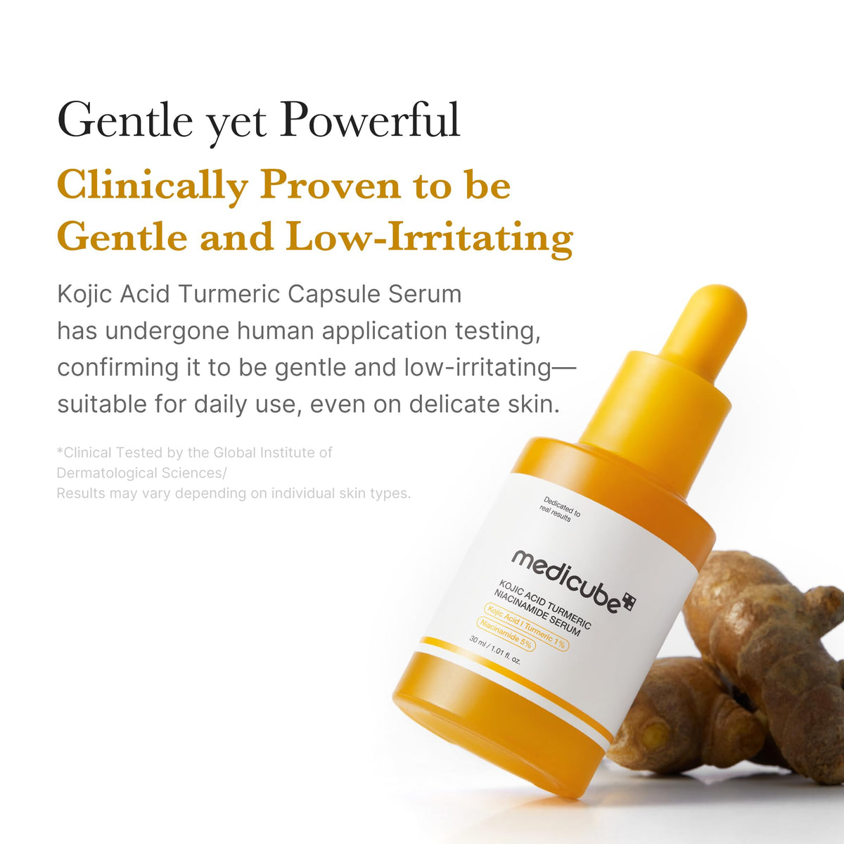 medicube Kojic Acid Turmeric Clarifying Capsule Serum for Troubled Skin