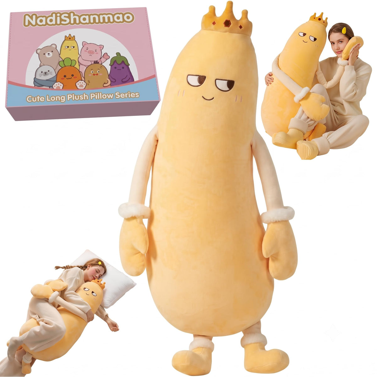 NadiShangmao Hugging Pillow (Mango, Large, Patting)