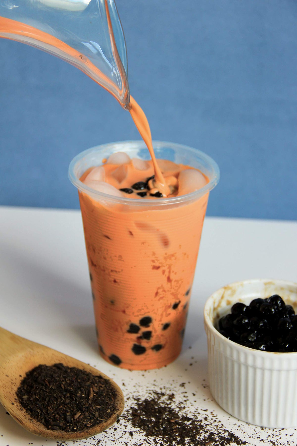Yim Tea Co. - Thai Tea Mix - 100% Natural Loose Leaf - Made With Assam Black - for Iced and Boba (400g)