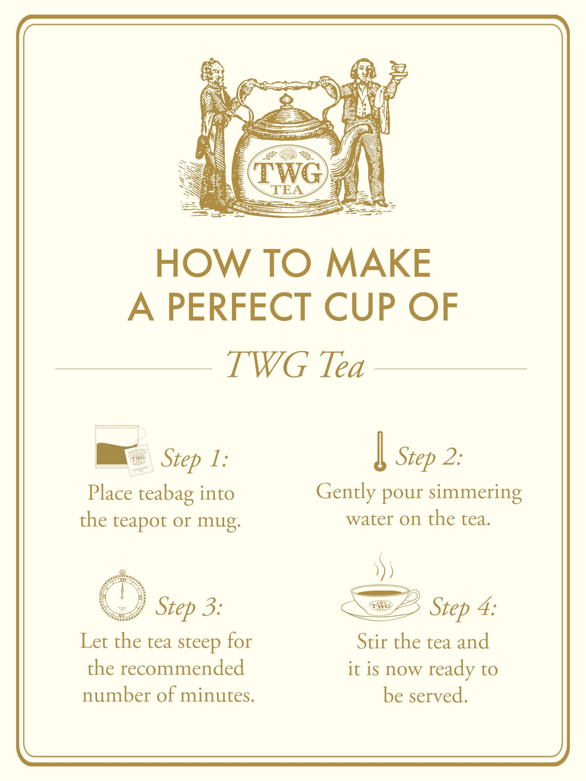 TWG Tea | 1837 Black Tea | Black Tea | Fruits & Flowers | 15 Hand Sewn Cotton Tea Bags | Gift Set