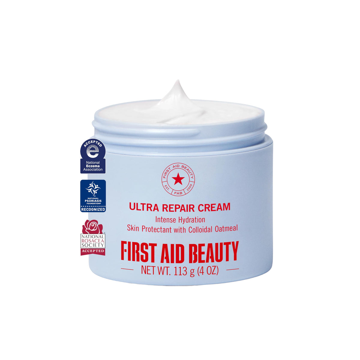 First Aid Beauty Ultra Repair Cream, Intense Hydration, 4 oz