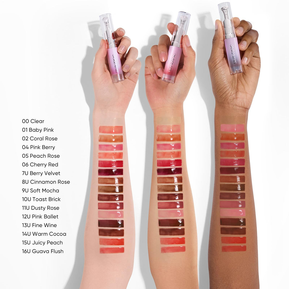 SKINTIFIC Brightening Lip Serum, Hydrating, Plumping & Glossing