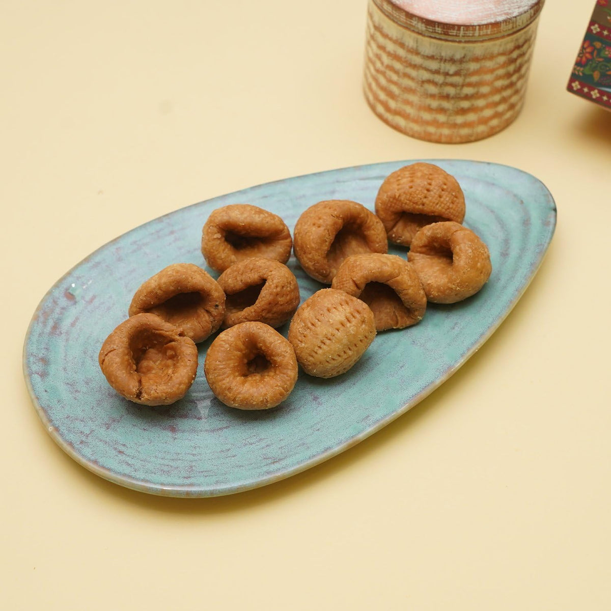 Ghasitaram Gifts Lohri Gifts Lohri Sweets - Assorted Box of Revadi, Gud Gachak, Khajoor and Til Laddoo (Bhuga)