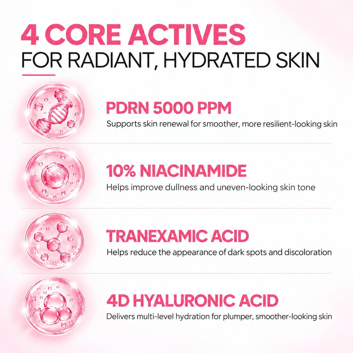SKINTIFIC PDRN Brightening Serum with 5000 PPM PDRN & 10% Niacinamide