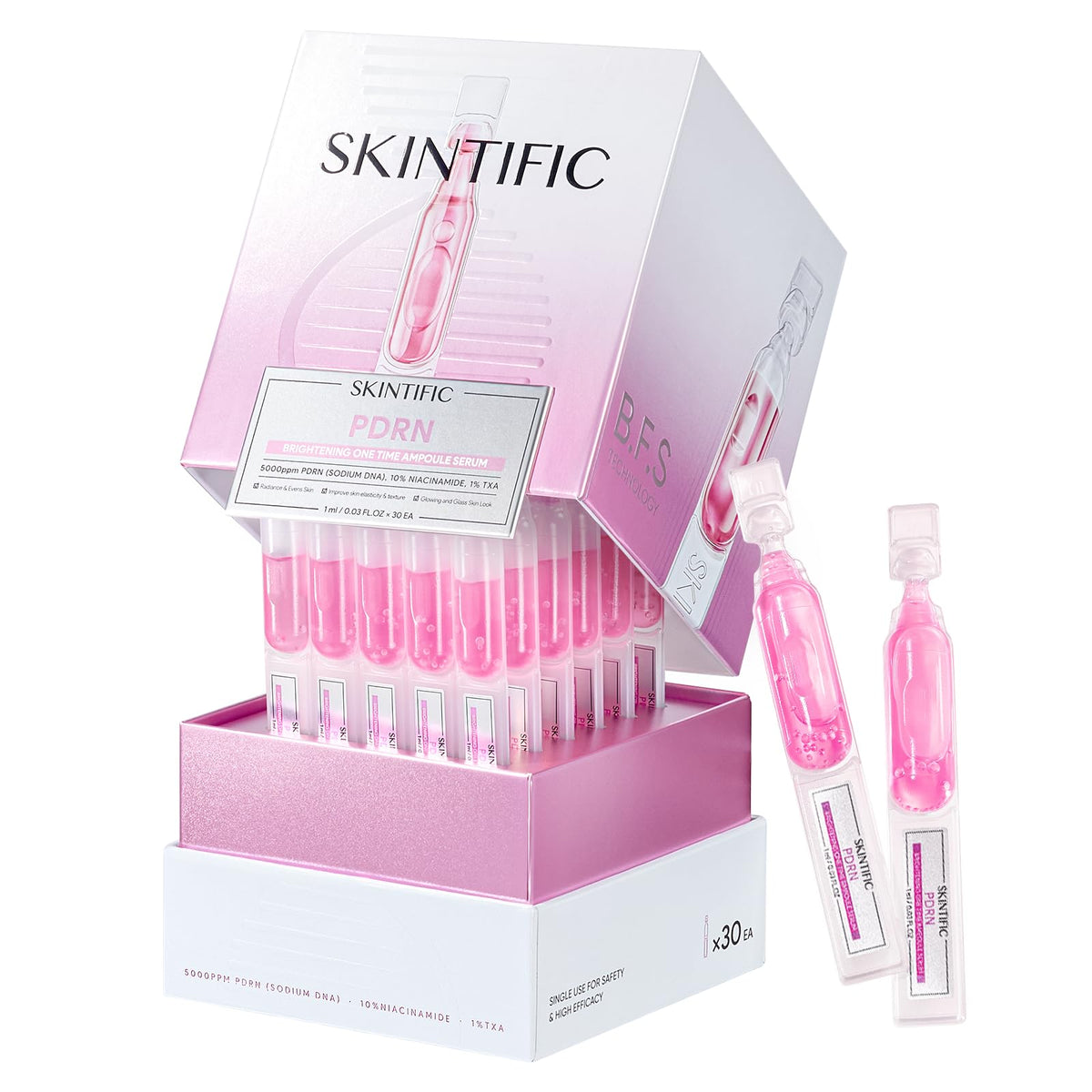 SKINTIFIC PDRN Brightening Serum with 5000 PPM PDRN & 10% Niacinamide