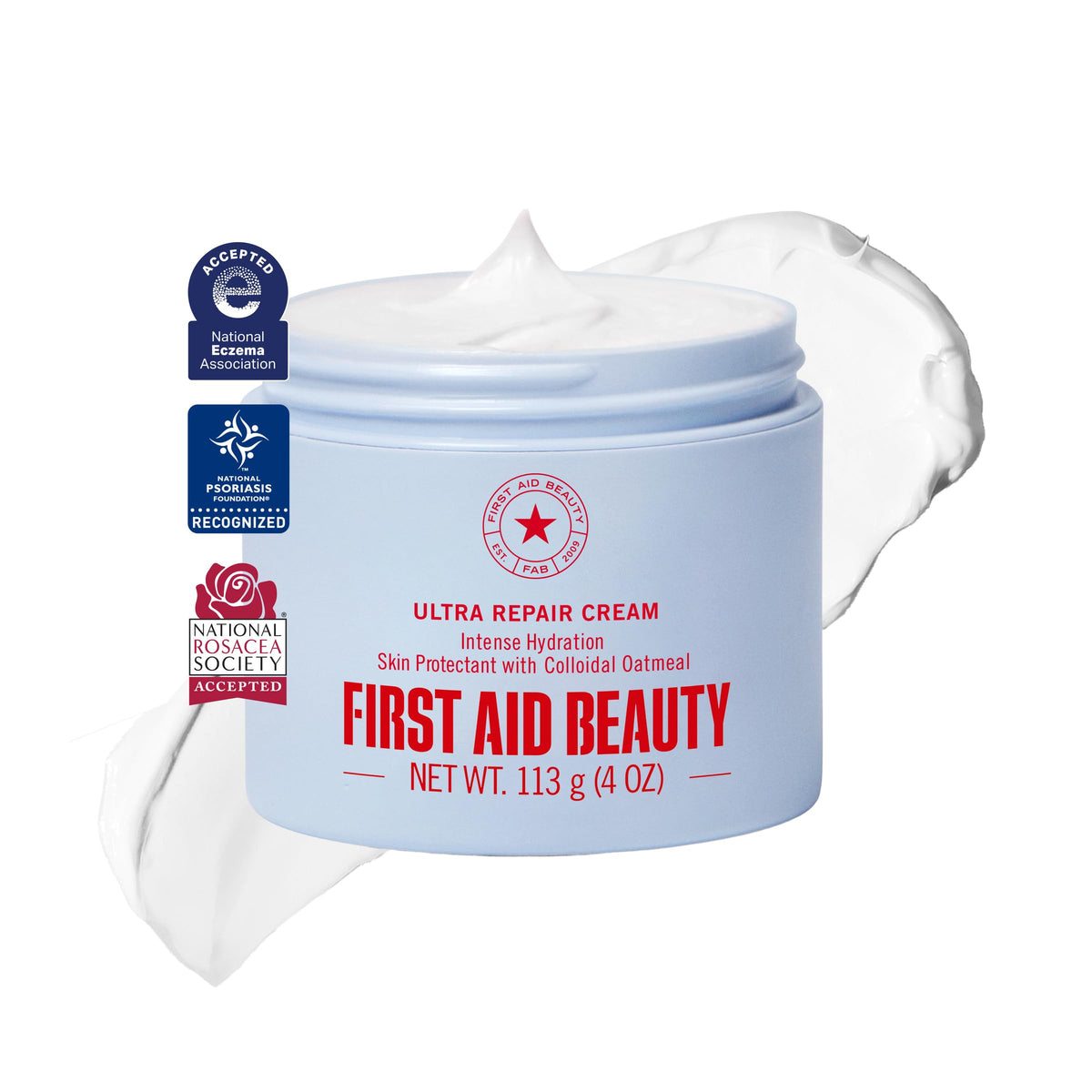 First Aid Beauty Ultra Repair Cream, Intense Hydration, 4 oz