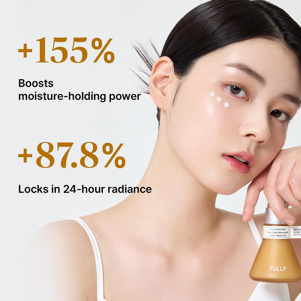 Rice PDRN Radiance Boosting Serum with PDRN and Rice Bran Water 1.69 fl oz