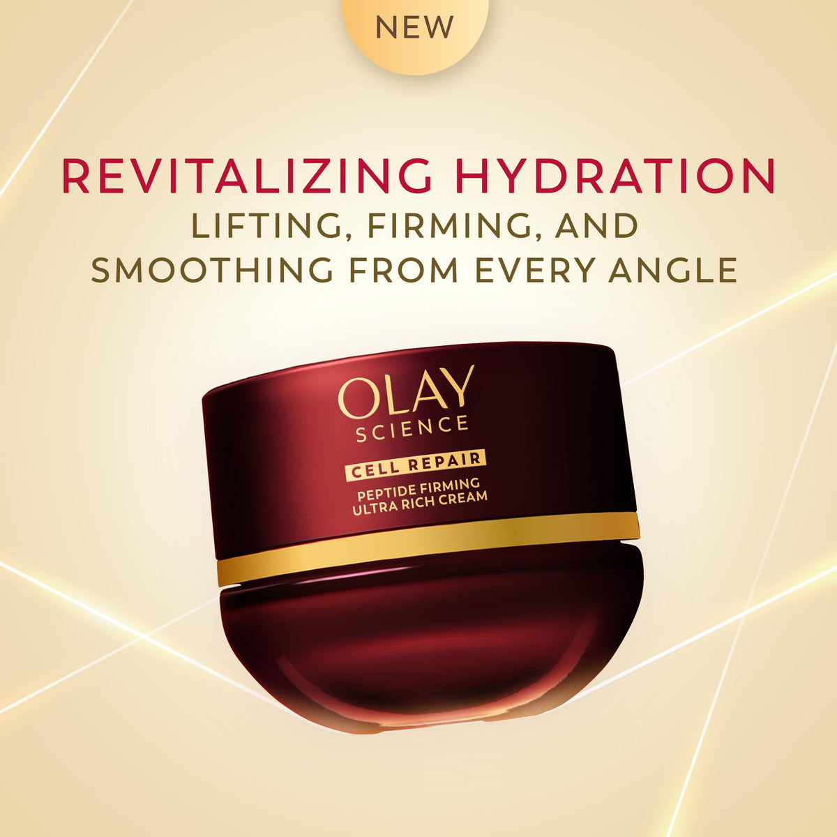 Olay Science Peptide Face Moisturizer | Premium Skin Care, Anti-Aging Face Cream - 7 Synergy Peptides Complex, 1.7oz