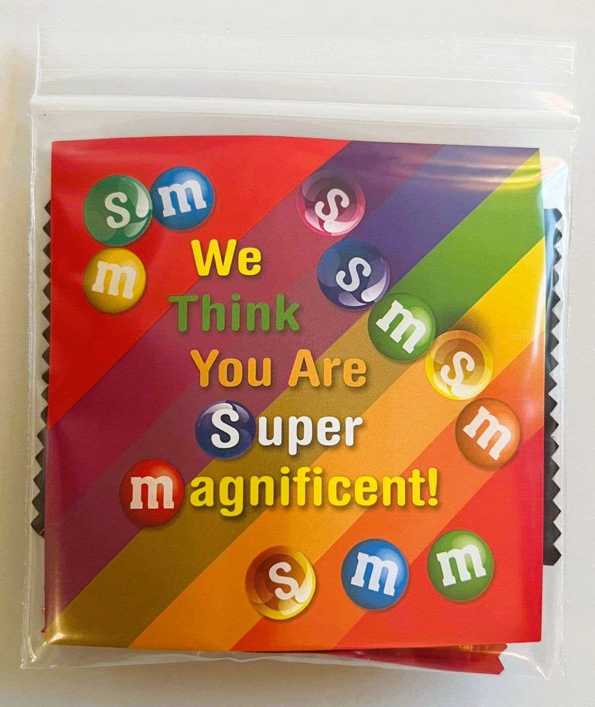 Qty-25 We Think You Are Super Magnificent Staff & Employee Appreciation Gifts Candy Treat Kits