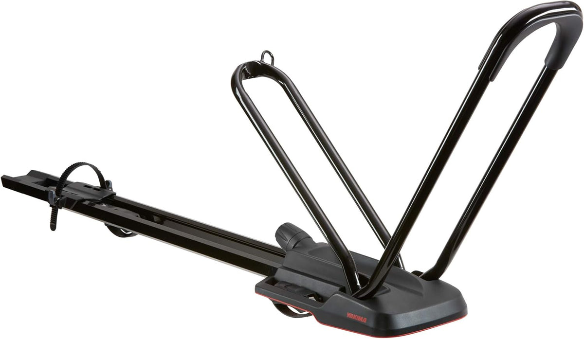 Yakima Upright Bike Rack Mount, Car and SUV Roof Bicycle Carrier with Low Profile Tray and Universal Mounting Hardware, HighRoad