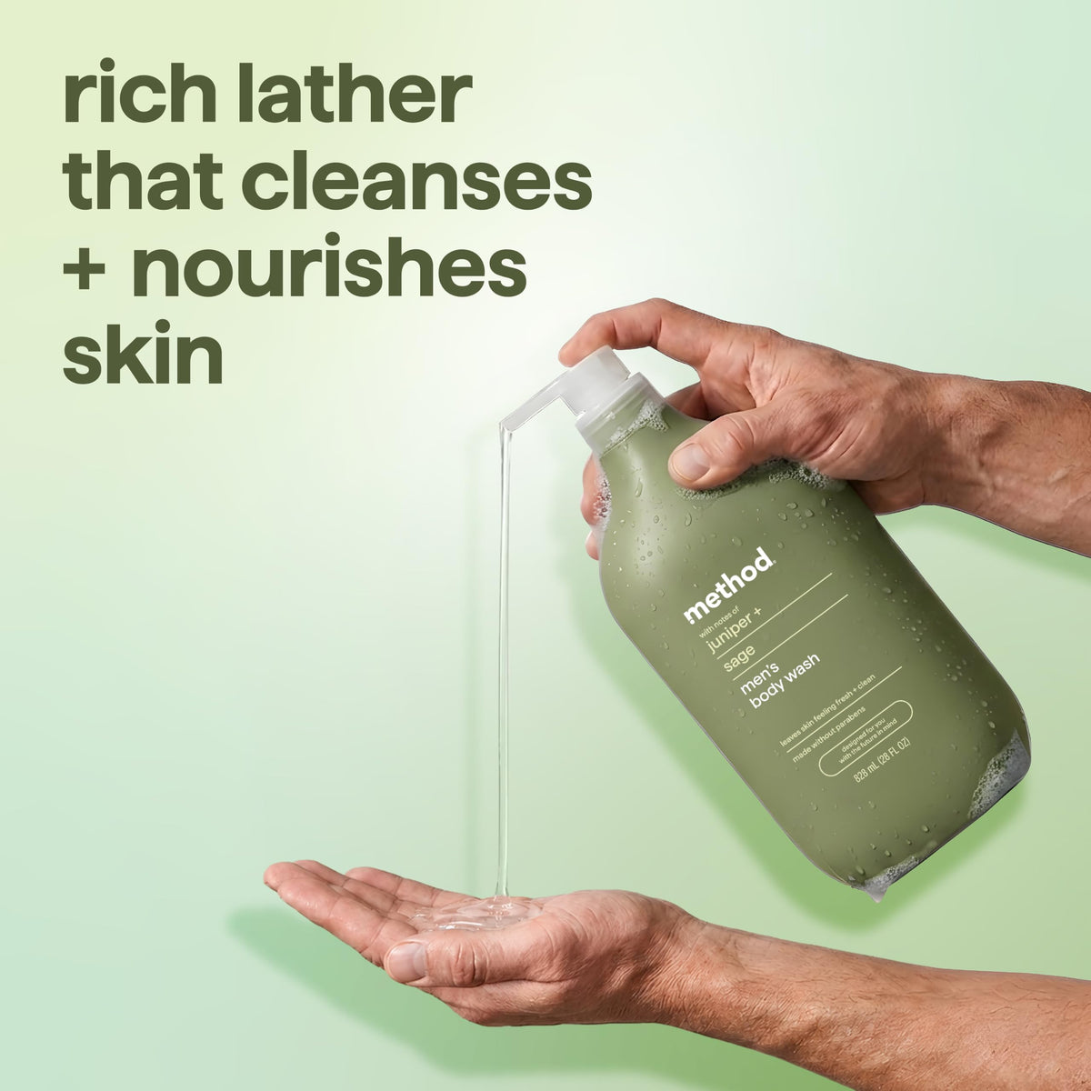 method Men’s Body Wash, Juniper + Sage, 28 fl oz