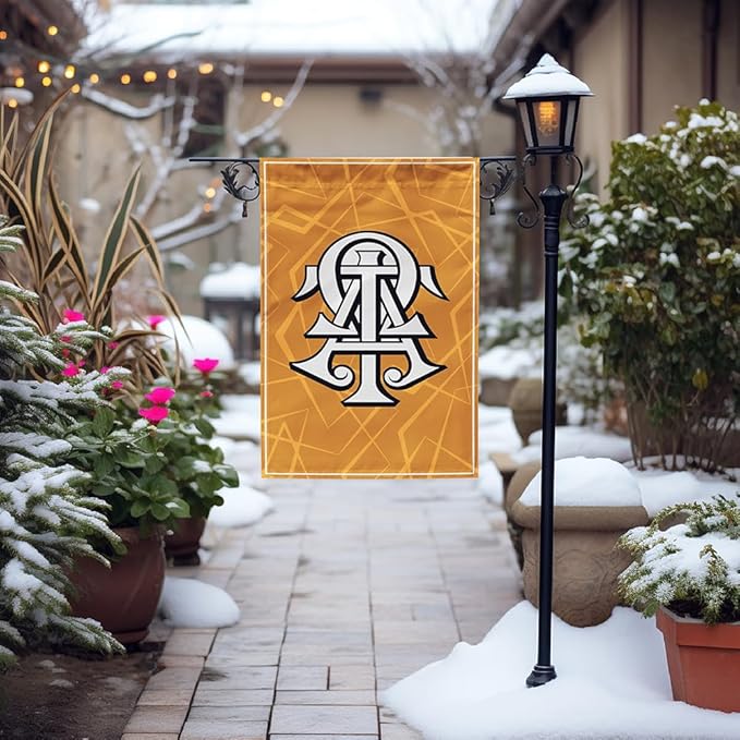 Alpha Tau Omega Licensed Flag Garden 12x19 inches Flag Banner Yard Decor Outdoor Decoration (Alpha Tau Omega #5)