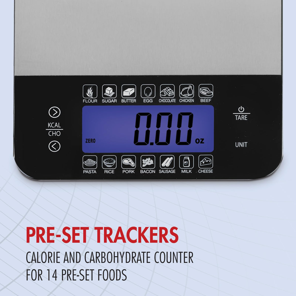 SmartHeart Premium Stainless Steel Digital Food Scale