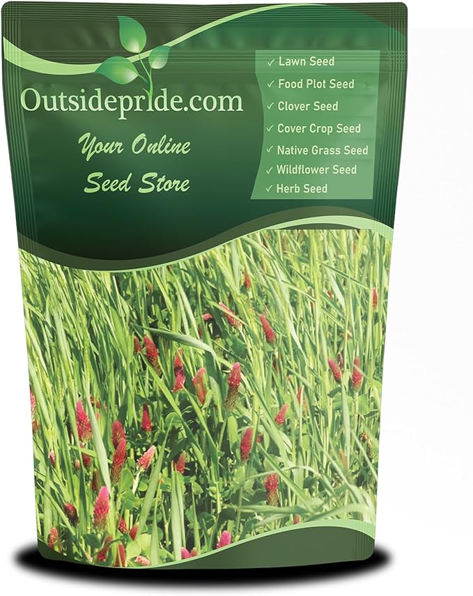 Outsidepride Gardenway Cover Crop Seeds - 50 lbs Fast Growing, Easy to Establish, Nutrient-Rich Mix for Soil Health & Home Gardens - Mixture of Triticale, Peas, Vetch, Annual Ryegrass, Crimson Clover