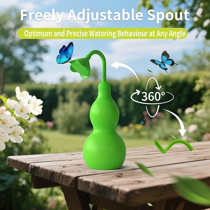 Squeeze Bottles for Plants, 11oz Small Watering Can for Succulent, Muti-function Squirt Bottle for Seedling Watering, Wash, tattoo, Cyan