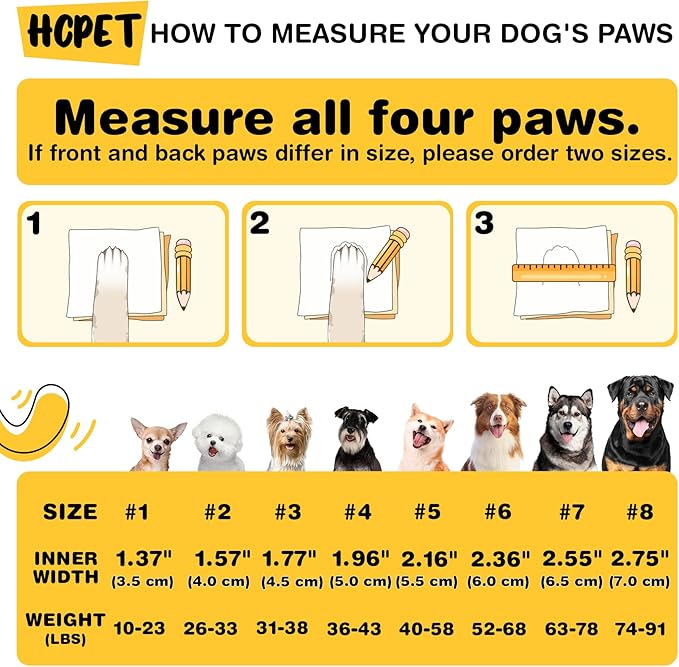 Hcpet Dog Shoes for Large Dogs, Breathable Dog Booties for Small Medium Dogs, Anti-Slip Dog Boots & Paw Protectors for Hot Pavement Winter Snow Hiking with Reflective Straps Pink Size 6
