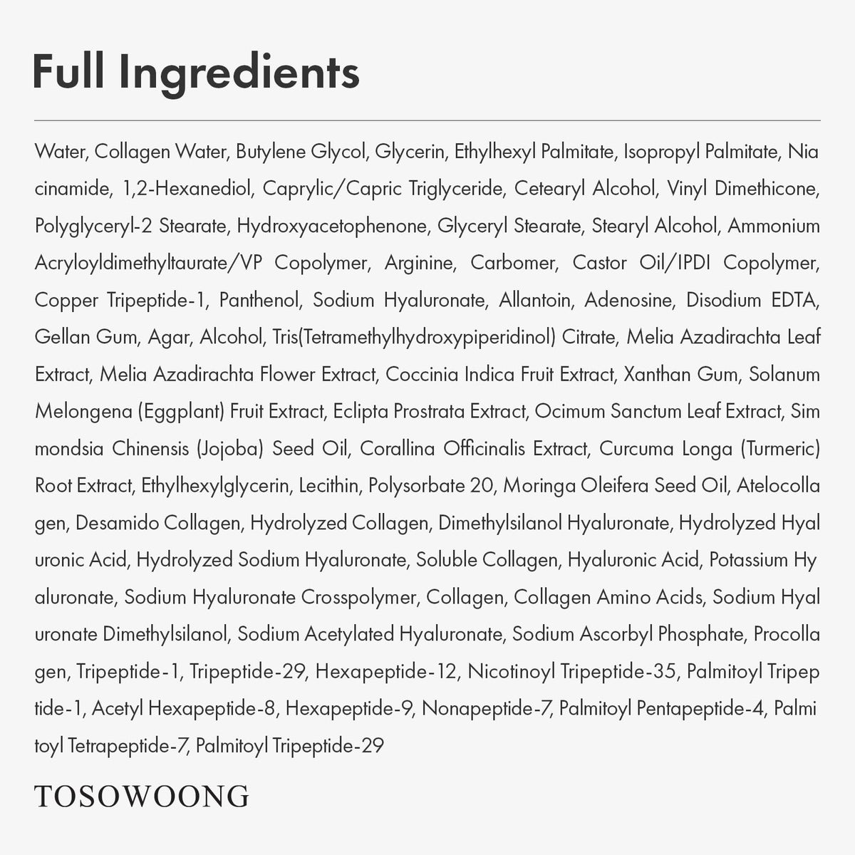TOSOWOONG Copper Peptide 12 Cream, Anti-Aging for Fine Lines, Wrinkles