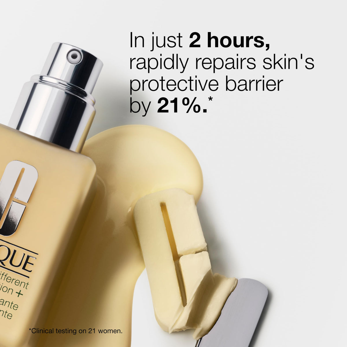 Clinique Dramatically Different Moisturizing Lotion+ | Hydrating Face Mositurizer With Glycerin and Urea | Strengthens Skin Barrier | Step 3 in 3-Step Skin Care Routine, 4.2 Fl Oz