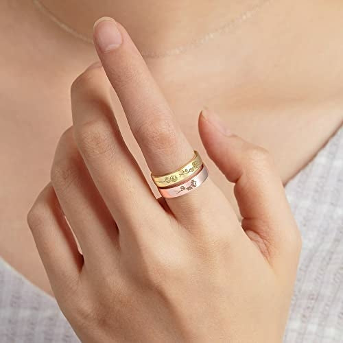 Birth Month Flower Family Ring