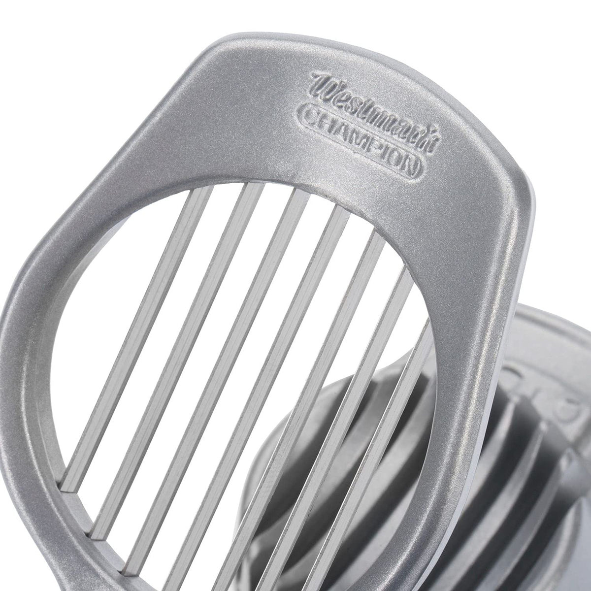 Westmark Mushroom & Egg Slicer – Heavy-Duty Aluminum Cutter with 7 Stainless Steel Blades for Even Slices, Multi-Purpose Food Slicer for Mushrooms, Eggs, Strawberries & Kiwi, Kitchen Essentials