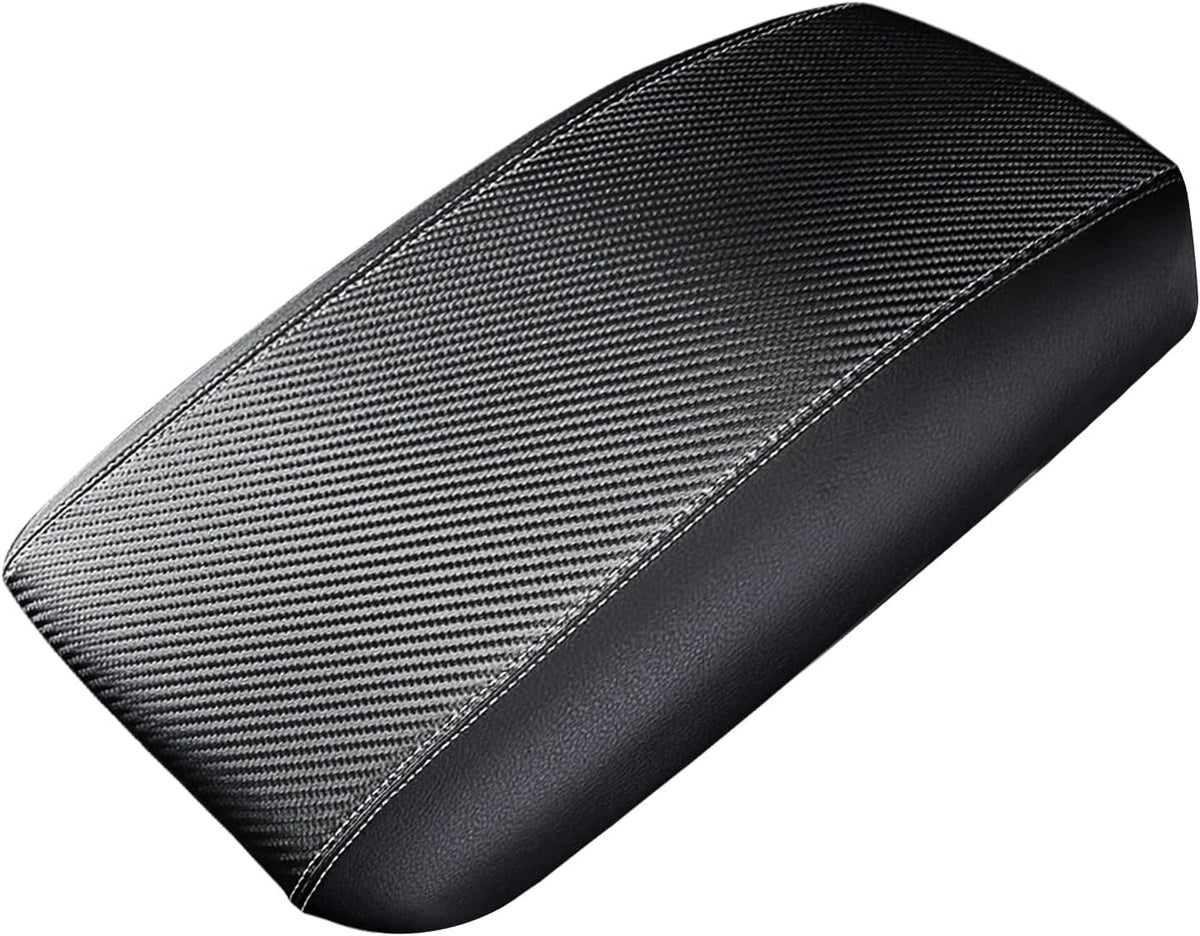 Autorder Center Console Cover for 2016-2019 2020 2021 Hyundai Tucson Accessories Carbon Fiber Armrest Cover Waterproof Anti-Scratch Center Console Armrest Protector Pad