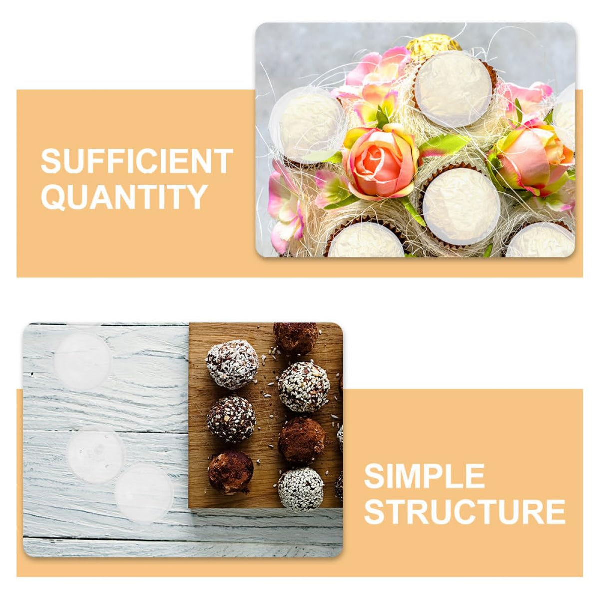 PRETYZOOM Valentine's Day Chocolate Flower Holder Candy Boxes Truffle Holder Party Supplies Flower Bouquet