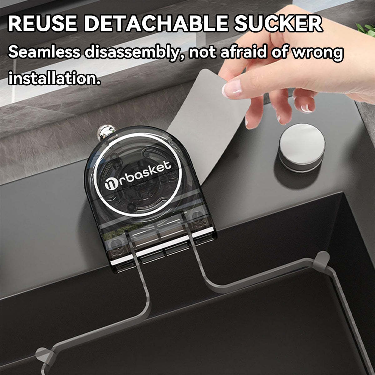 Sink Strainer Basket for kitchen,with Replaceable Filter Mesh Bag