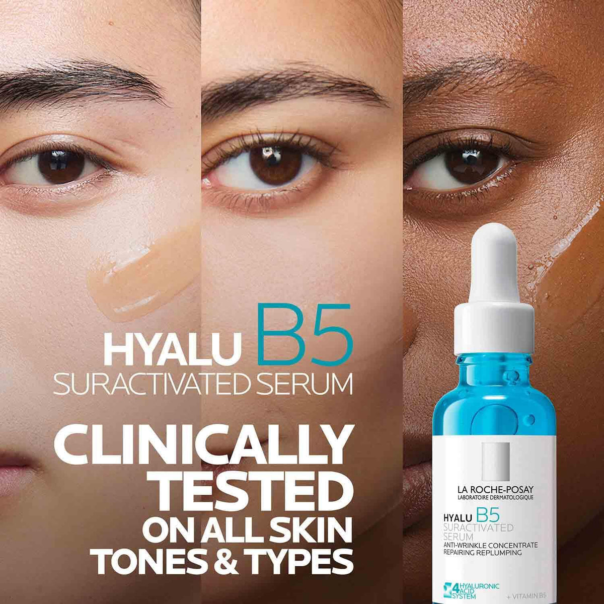 La Roche-Posay Hyalu B5 Hyaluronic Acid Serum for Face, Anti-Aging, 1 oz