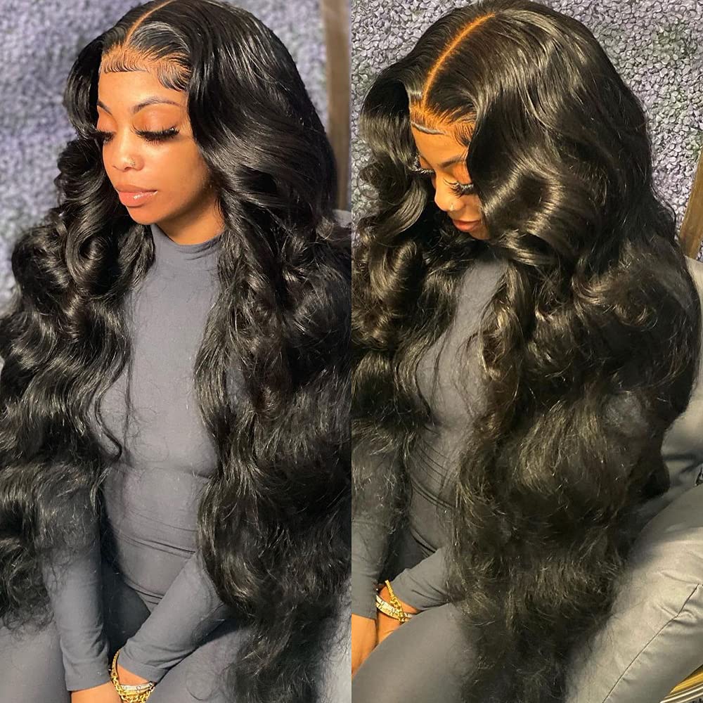 Yisea Body Wave Bundles Human Hair 3 Bundles (24 26 28 Inches) 12A Brazilian Virgin Human Hair Body Wave Bundles Natural Color 1