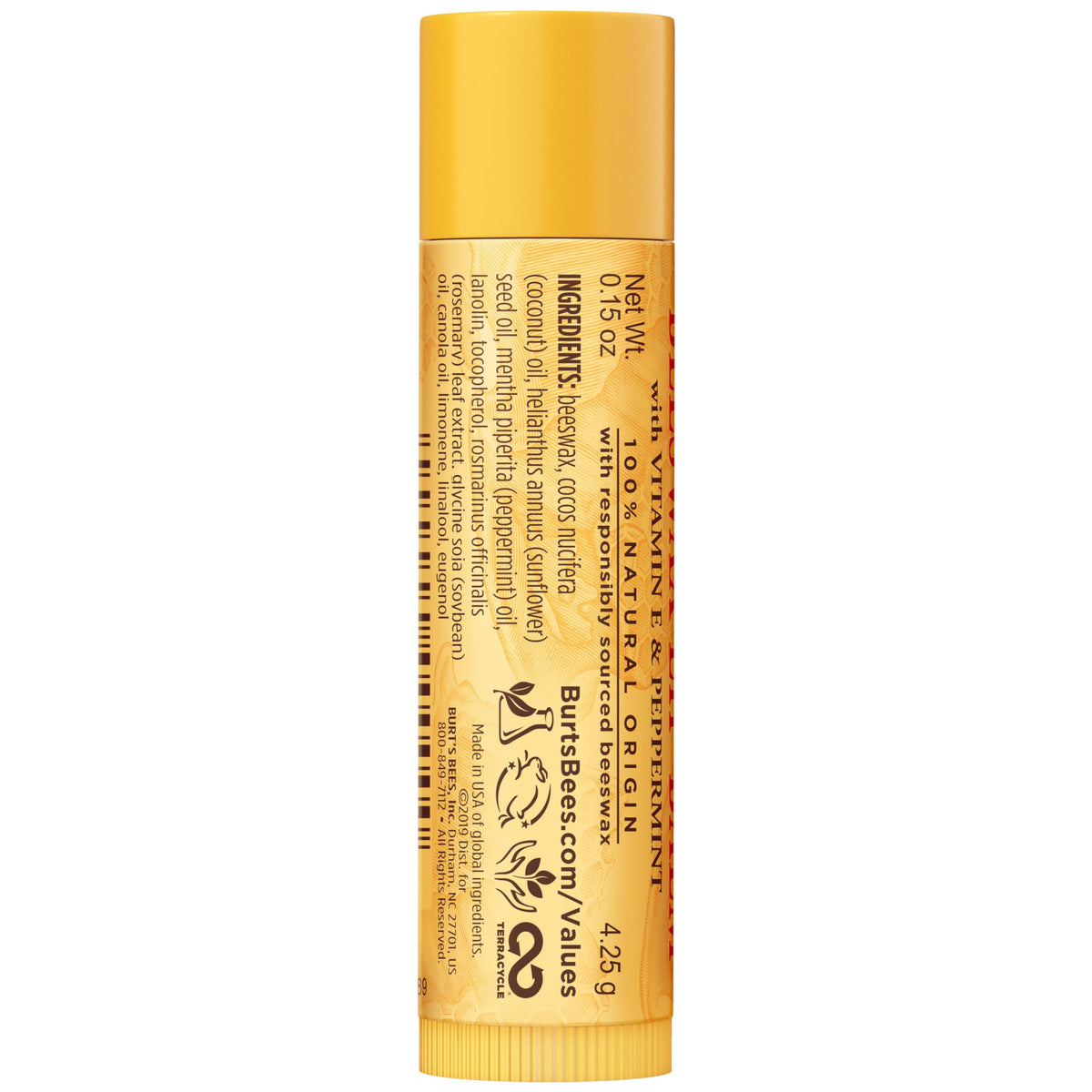 Burt's Bees Lip Balm, Original Beeswax, 0.15 oz., 12 Tubes