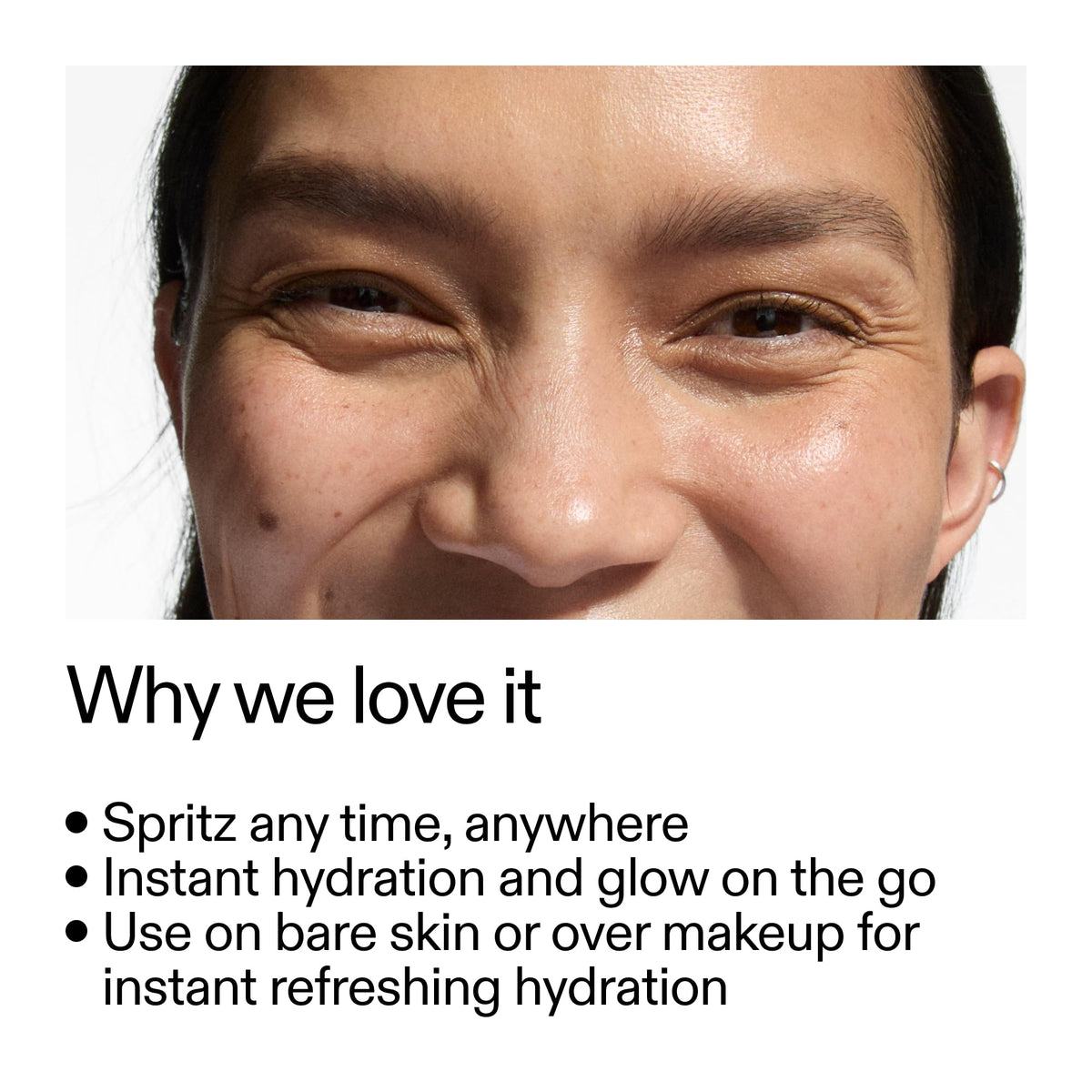 The INKEY List Hydro-Surge Dewy Face Mist 2.6 fl oz, Hydration Boosting Spray, Fragrance-Free & Alcohol-Free, Gentle Formula for Sensitive Skin, On-The-Go Application, Vegan Friendly