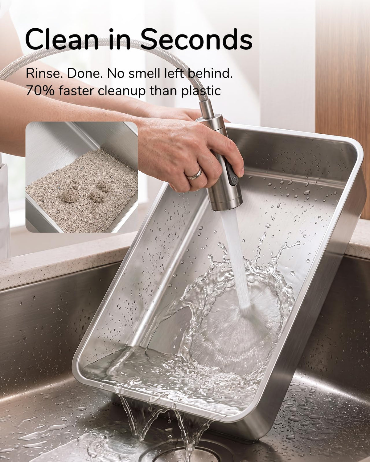 JINXUANTANG XL Cat Litter Box: High-Sided Anti-Urine Leakage for Big Cats