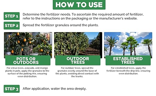 6-4-6 Avocado and Citrus Tree Professional Fertilizer Plant Food for Outdoor/Indoor Gardening; Quick-Release Nitrogen Fertilizer; Orange, Lime, Avocado and Lemon Tree Fertilizer (5 QUARTS)