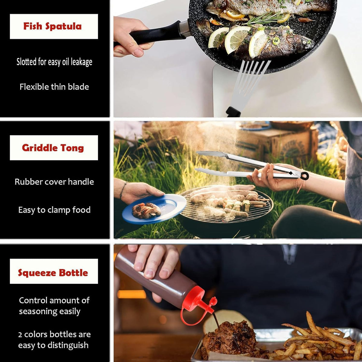 Griddle Accessories Kit of 20, HaSteeL Heavy Duty Metal Spatula Set, Stainless Steel Teppanyaki Tools for Flat Top, Barbecue Grilling Indoor & Outdoor, Melting Dome, Burger Turner, Dishwasher Safe