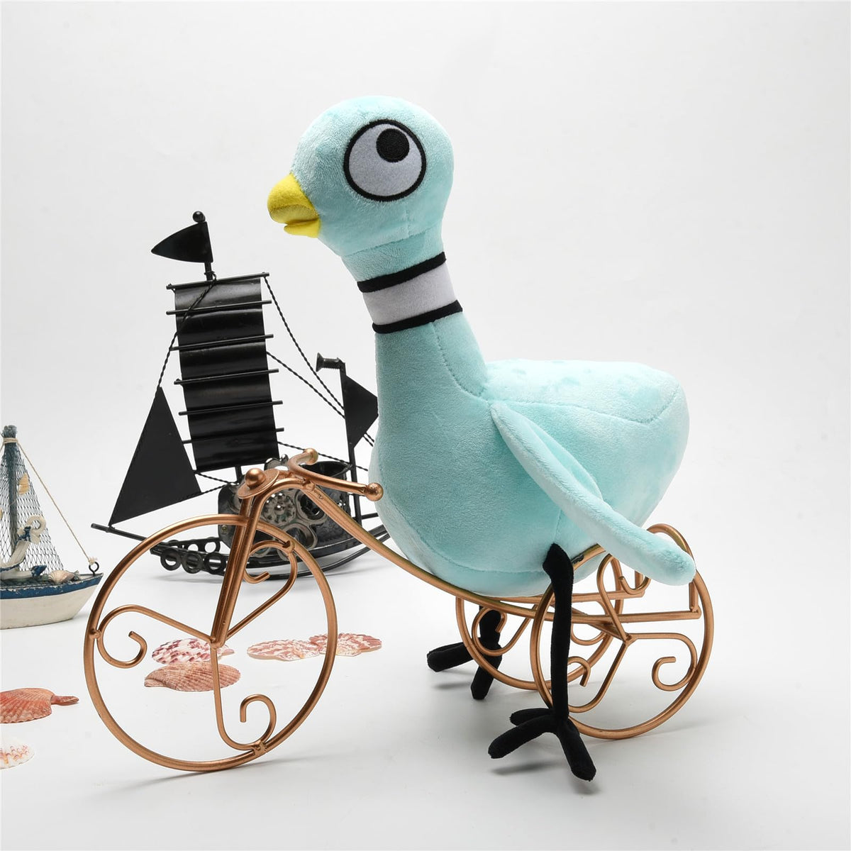 Rhymad The Pigeon Plush Mo Willems Characters Toy Stuffed Animal Soft 12”