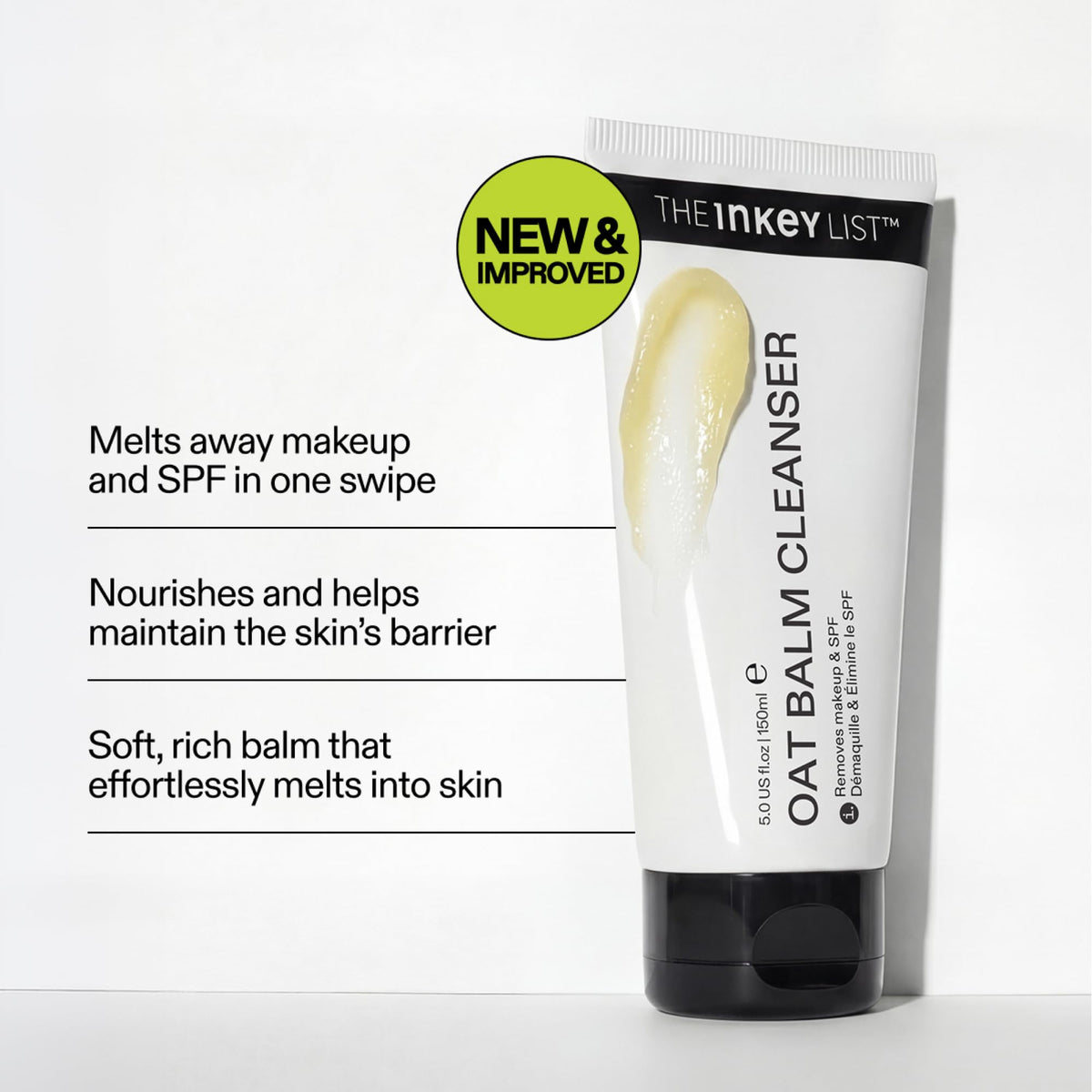 The INKEY List Oat Cleansing Balm 1.69 fl oz - New & Improved Formula