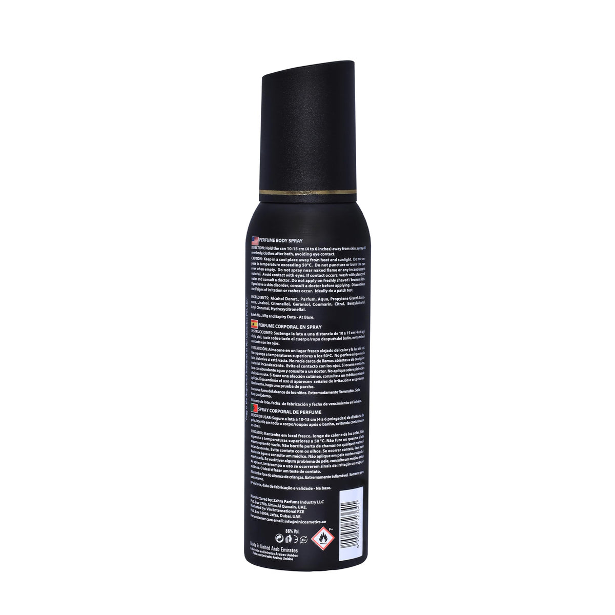 Absolute by Fogg - Mens Body Spray - Fresh Spicy Woody Fragrance Body Spray - Perfume-Based - Top Notes of Lemon, Bergamot, Pineapple - 5 oz