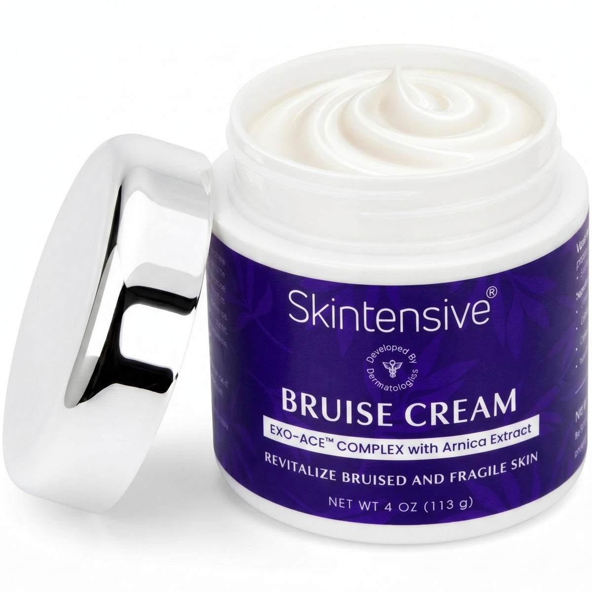 SKINTENSIVE Arnica Bruise Cream for Thin Skin – Vitamin K Cream for Bruises & Skin Discoloration, Moisturizing Arnica Cream, Non-Greasy Formula, 4 Oz