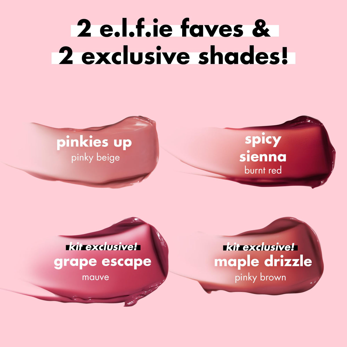 e.l.f. Glossy Lip Stain Shades 4 Days Kit