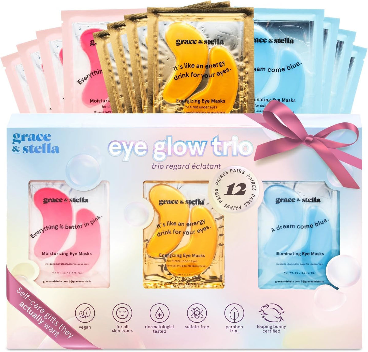 grace & stella Under Eye Patches Eye Masks for Puffy Eyes and Dark Circles